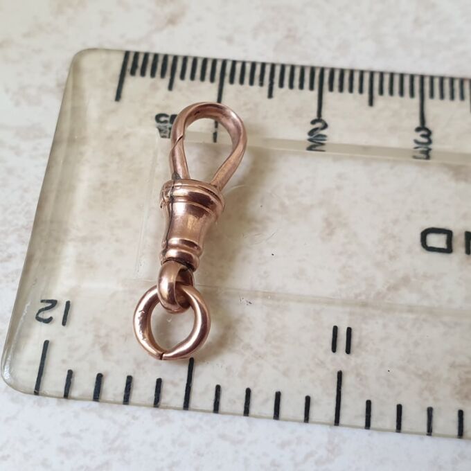 Antique Dog Clip in 9ct Rose Gold