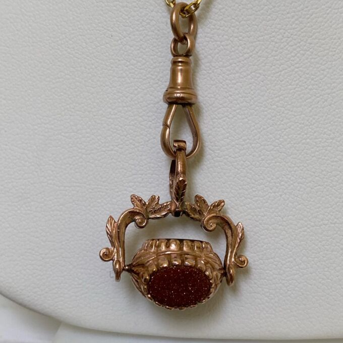 Antique Dog Clip in 9ct Rose Gold