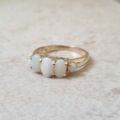 Five Stone Opal Ring in 9ct Gold