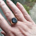 Heavyweight Onyx Centurion Signet Ring in 9ct Gold