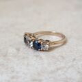 Sapphire & Spinel Ring in 9ct Gold