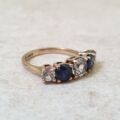 Sapphire & Spinel Ring in 9ct Gold