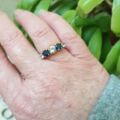 Sapphire & Spinel Ring in 9ct Gold