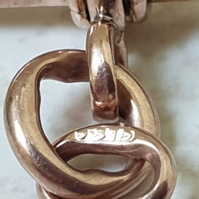 Antique T Bar in 9ct Rose Gold