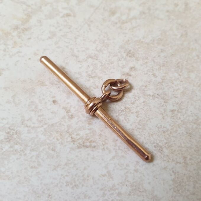 Antique T Bar in 9ct Rose Gold