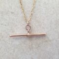 Antique T Bar in 9ct Rose Gold