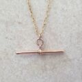 Antique T Bar in 9ct Rose Gold