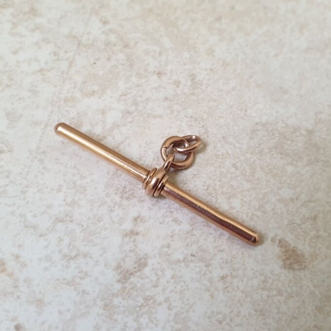 Antique T Bar in 9ct Rose Gold