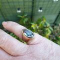 Marquise Synthetic Spinel Ring in 9ct Gold