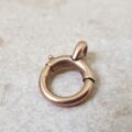 Oversized Spring Bolt in 9ct Rose Gold