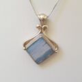 Two Sided Spinner Pendant in Sterling Silver
