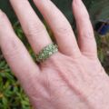 Chrome Diopside Ring in 9ct Gold