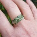Chrome Diopside Ring in 9ct Gold