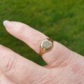 Tiny Antique Signet Ring in 18ct Gold