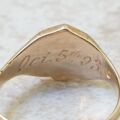 Tiny Antique Signet Ring in 18ct Gold