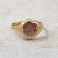 Tiny Antique Signet Ring in 18ct Gold