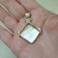 Two Sided Spinner Pendant in Sterling Silver