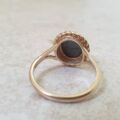 Hematite Solitaire Ring in 9ct Gold