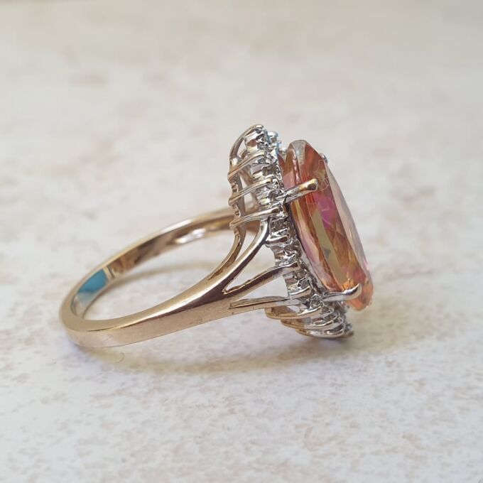 Mystic Topaz Ring in 9ct Gold