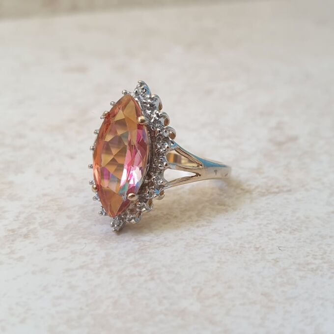 Mystic Topaz Ring in 9ct Gold
