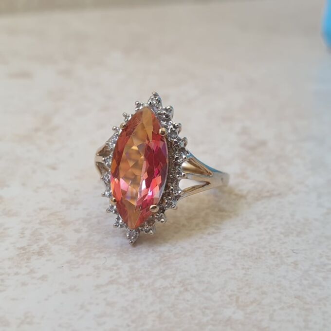 Mystic Topaz Ring in 9ct Gold