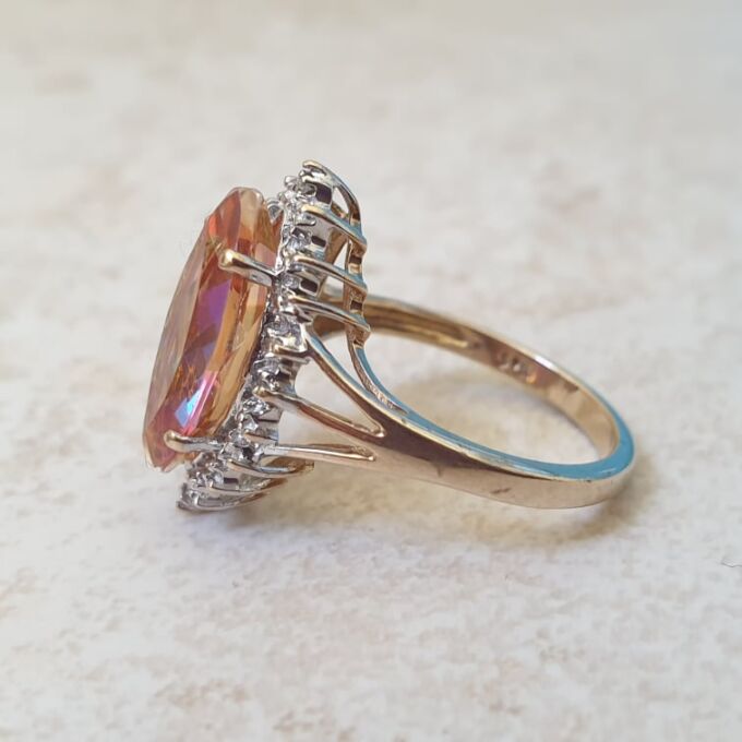 Mystic Topaz Ring in 9ct Gold