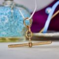 Antique Plain T or Albert Bar in 9ct Gold