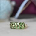 Chrome Diopside Ring in 9ct Gold