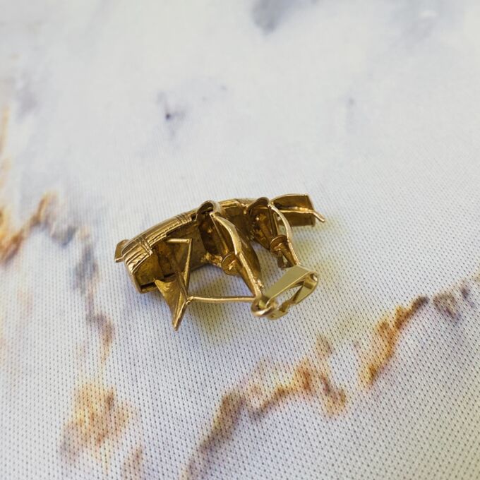 Sailing Ship Pendant in 9ct Gold