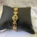 Ornate Three Strand Bracelet in 9ct Gold