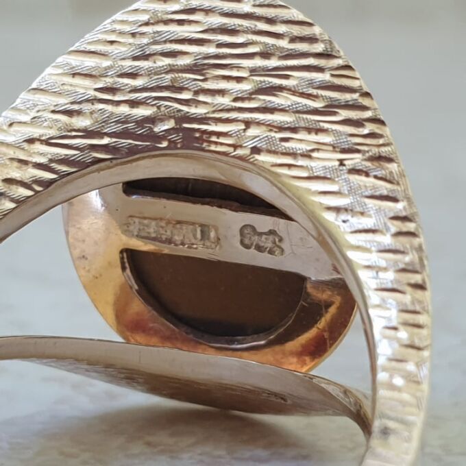 Tigers Eye Ring in 9ct Gold