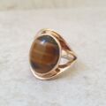 Tigers Eye Ring in 9ct Gold