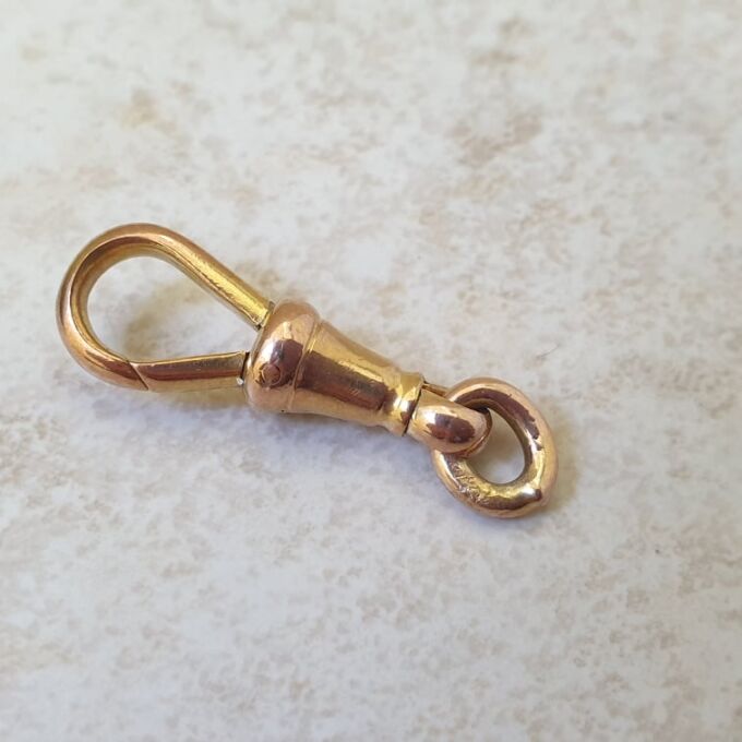 Antique Dog Clip in 9ct Gold