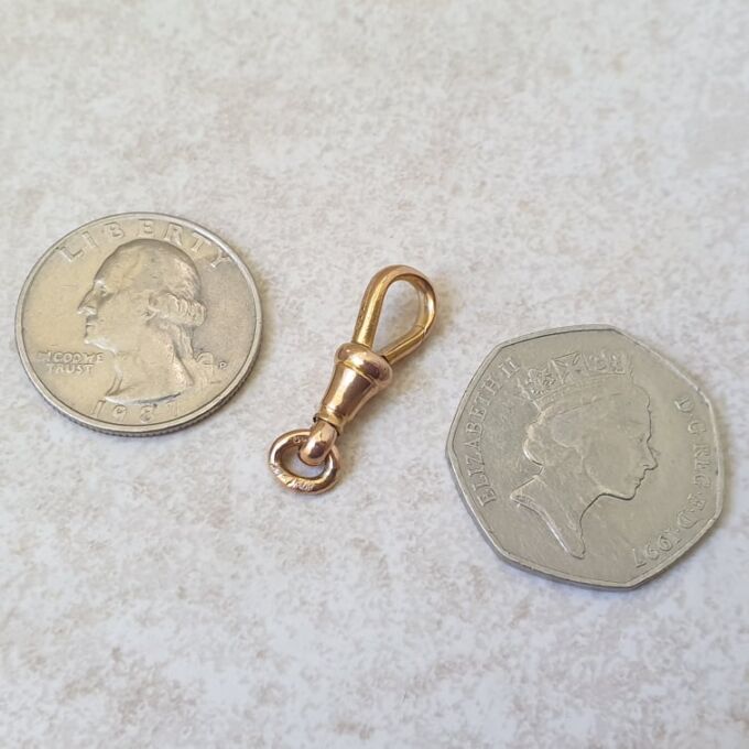 Antique Dog Clip in 9ct Gold