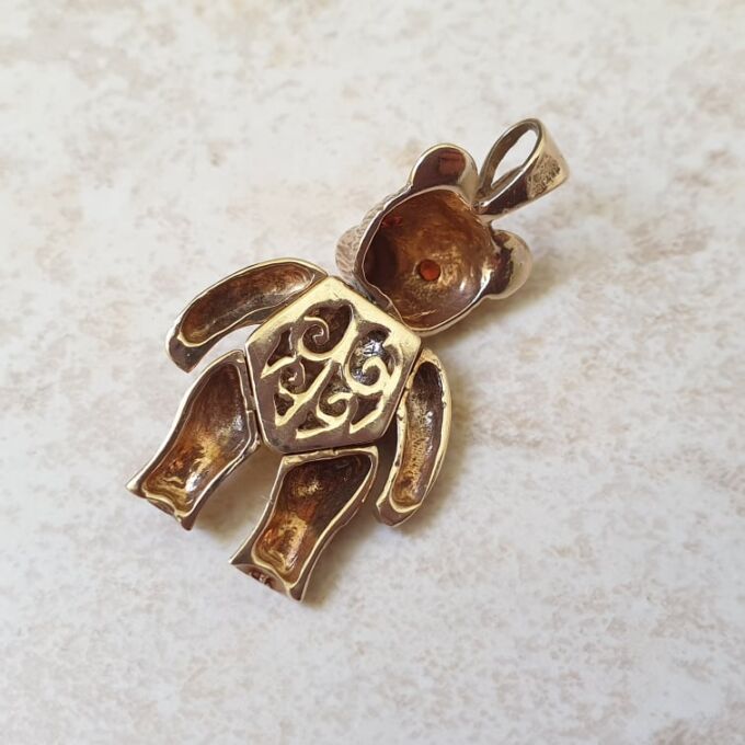 Reserved – Teddy Bear Pendant in 9ct Gold