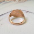 Edwardian Shield Signet Ring in 9ct Rose Gold