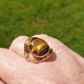 Tigers Eye Ring in 9ct Gold