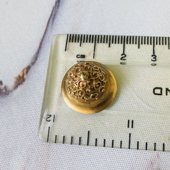 Ornate Working Bell in 9ct Gold