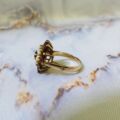 Garnet and Opal Cluster Ring in 9ct Gold