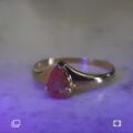 Pear Alexandrite in 18ct Gold
