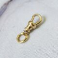 Tiny Albert Dog Clip in 9ct Gold