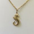 Seahorse Pendant in 9ct Gold