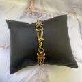 Ornate Three Strand Bracelet in 9ct Gold