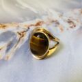 Tigers Eye Ring in 9ct Gold