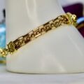 Ornate Three Strand Bracelet in 9ct Gold