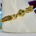 Ornate Three Strand Bracelet in 9ct Gold