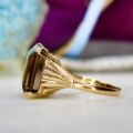 Smoky Quartz Ring in 9ct Gold