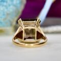 Smoky Quartz Ring in 9ct Gold