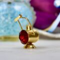 Railway Lamp Pendant in 9ct Gold
