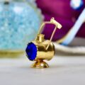 Railway Lamp Pendant in 9ct Gold